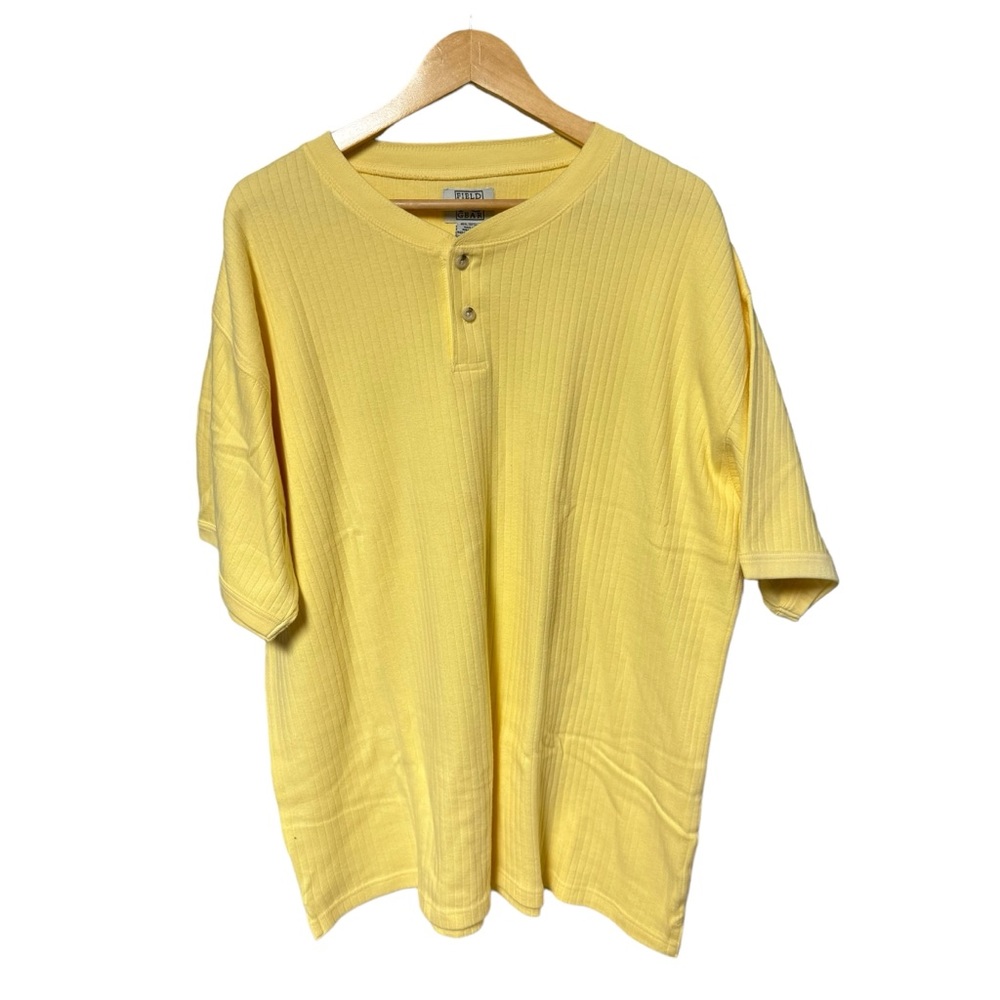 Field FG Gear men’s XLT yellow short sleeve shirt, 100% cotton‎
